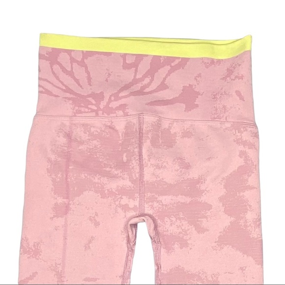 Free People Think Twice Leggings High Rise PINK New XS S - Picture 6 of 15
